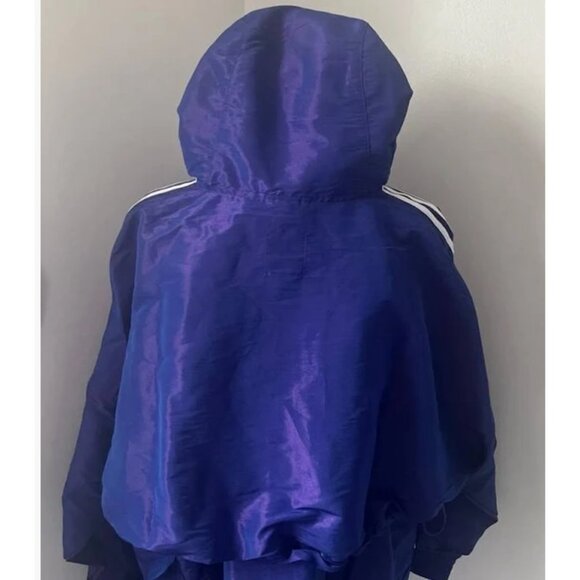 adidas Always Original Windbreaker Purple L - Picture 4 of 6